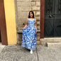 Vestido Celeste Azul