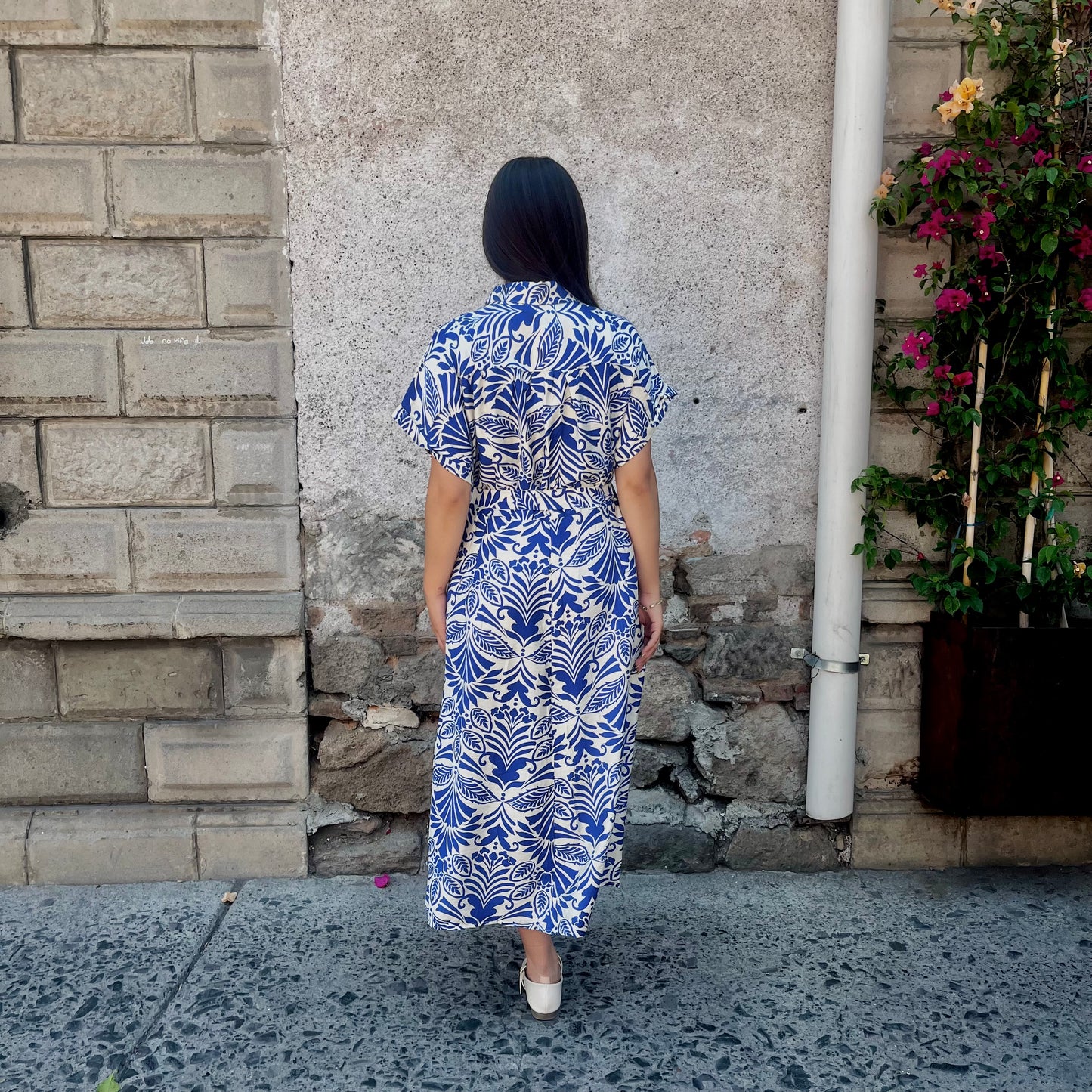 Vestido Simonne Azul