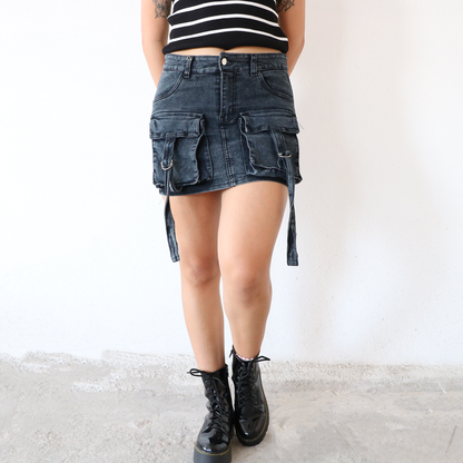 Falda Taisha Gris