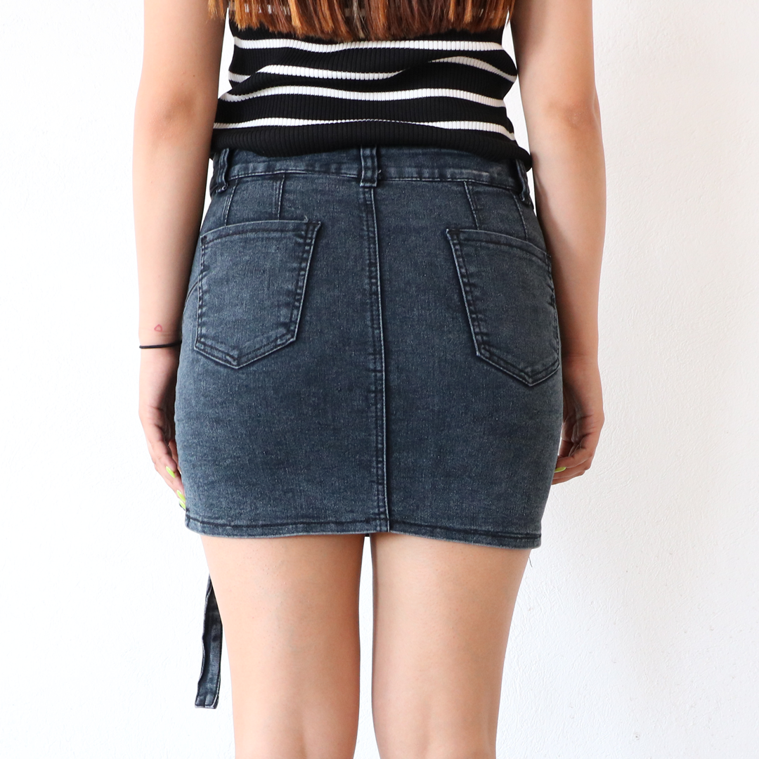 Falda Taisha Gris