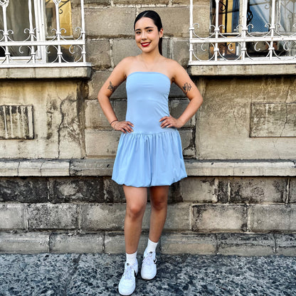 Vestido Asael Azul Cielo