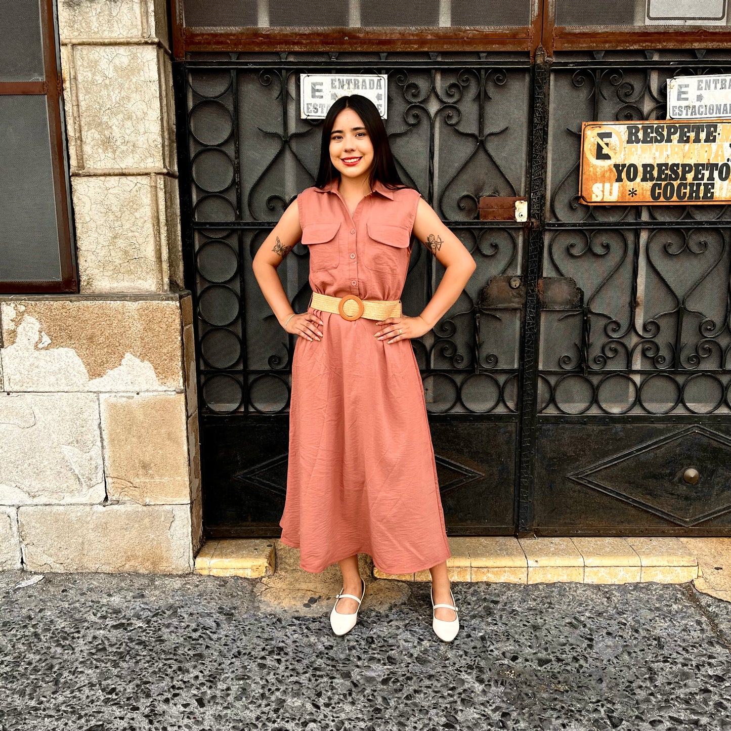 Vestido Yarina Rosa