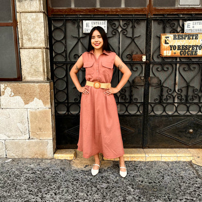 Vestido Yarina Rosa