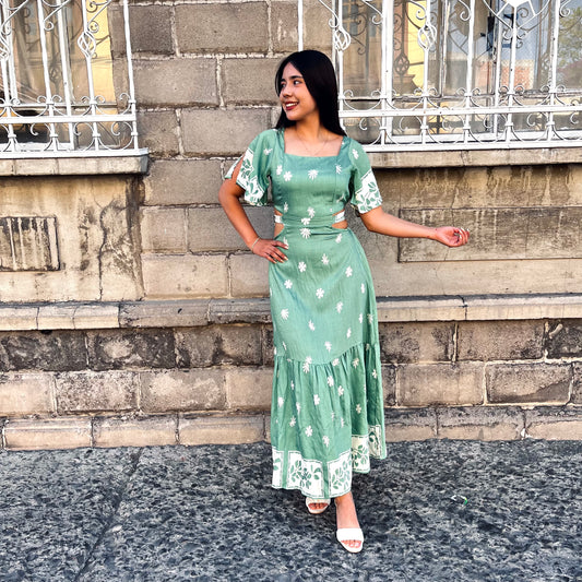 Vestido Natalia Verde