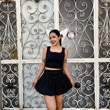Falda Idris Negra