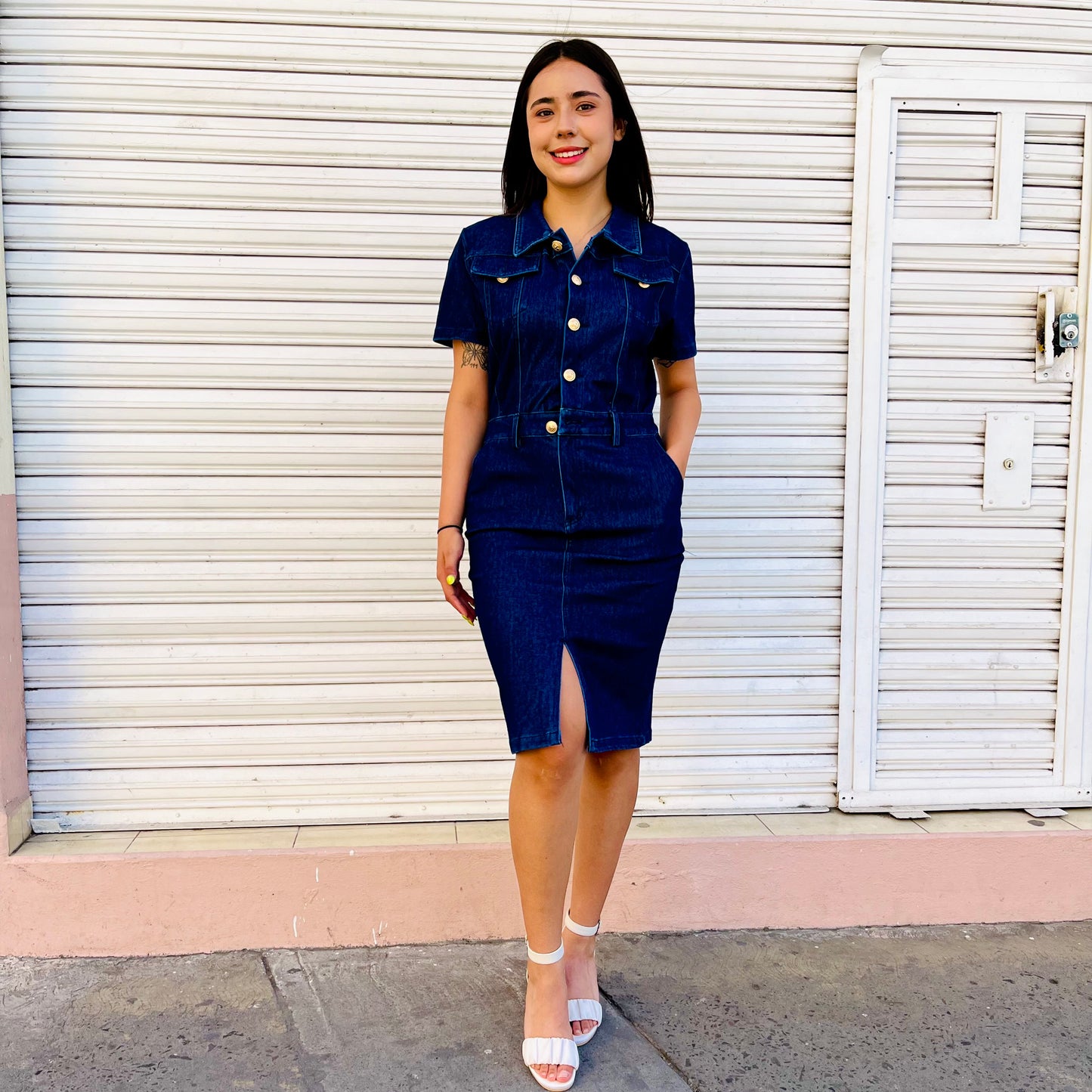 Vestido Lilian Azul Claro