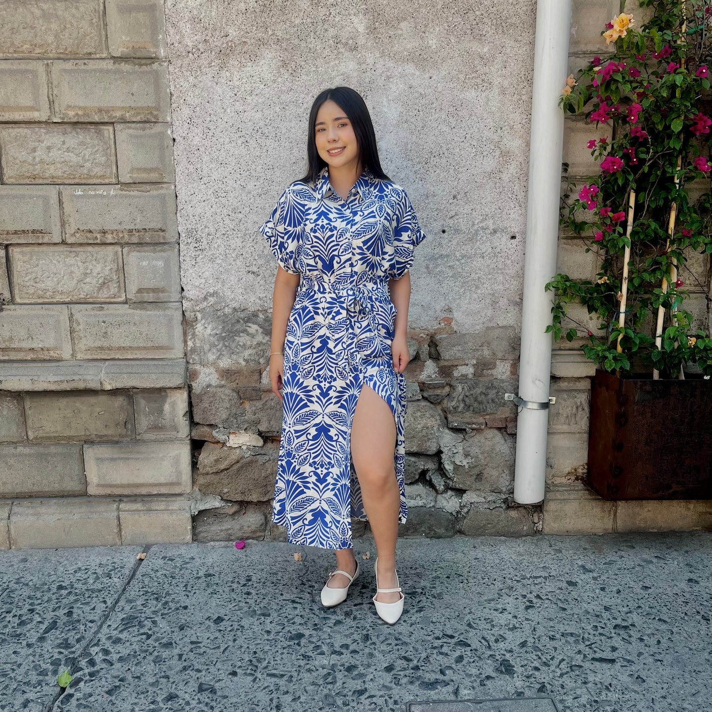 Vestido Simonne Azul
