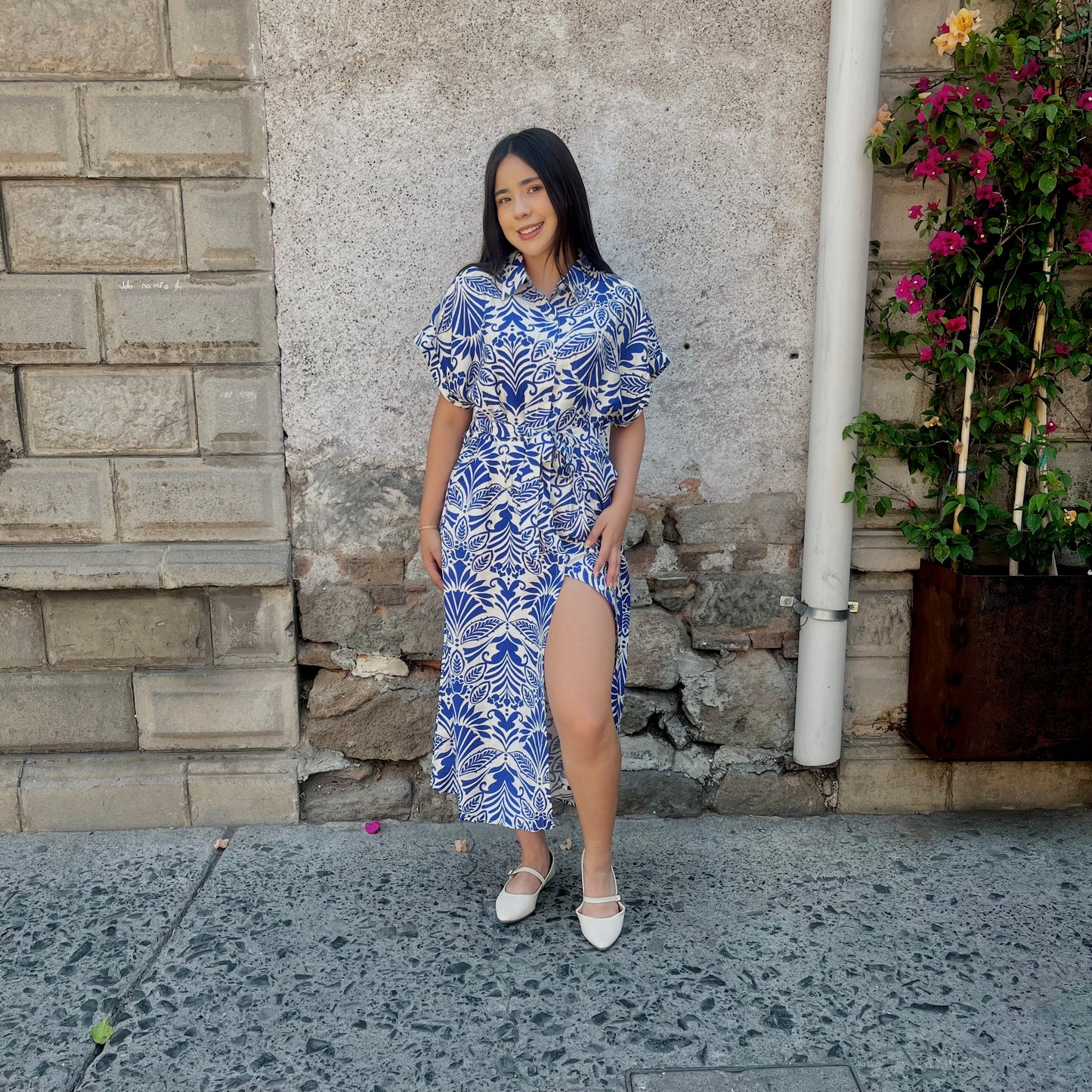 Vestido Simonne Azul