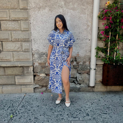 Vestido Simonne Azul