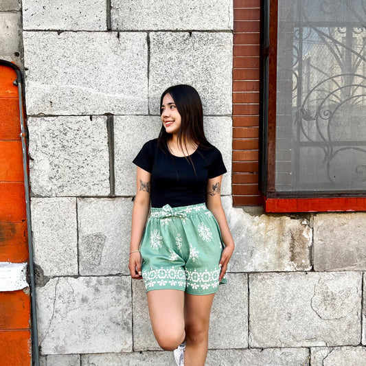 Short Marvin Verde Agua