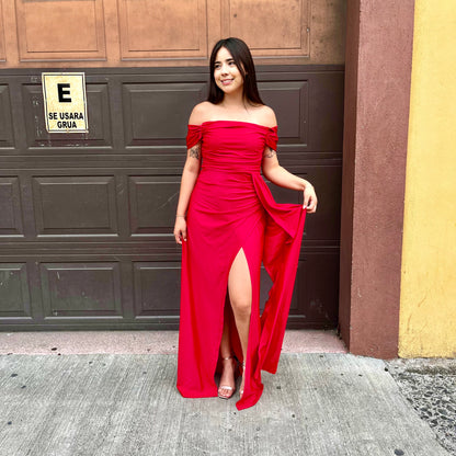 Vestido Serena Rojo