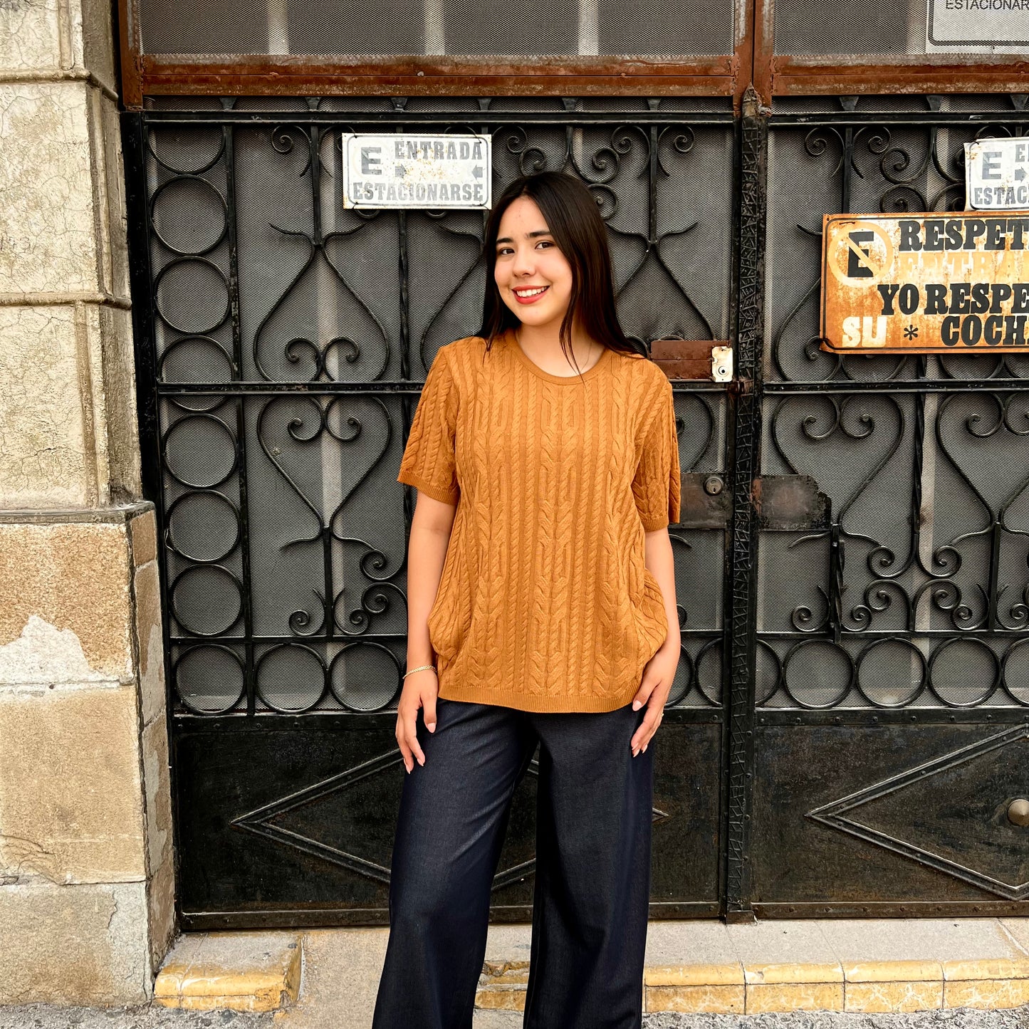 Blusa Lars Mostaza