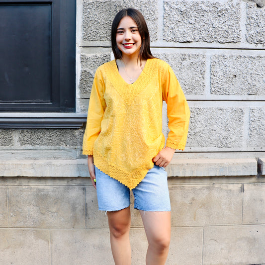 Blusa sean Amarillo