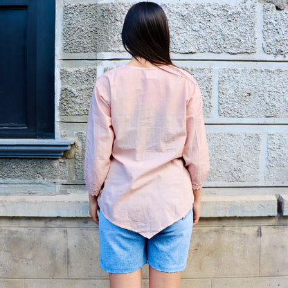 Blusa Sean Café  Claro