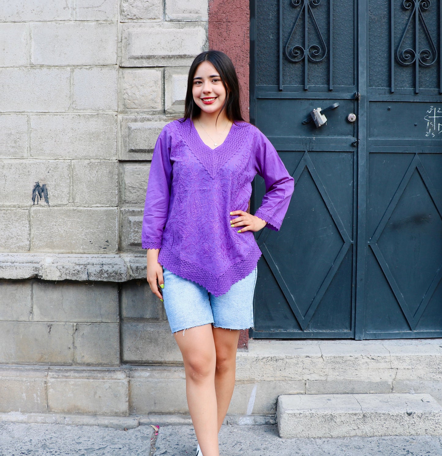 Blusa Sean Morada