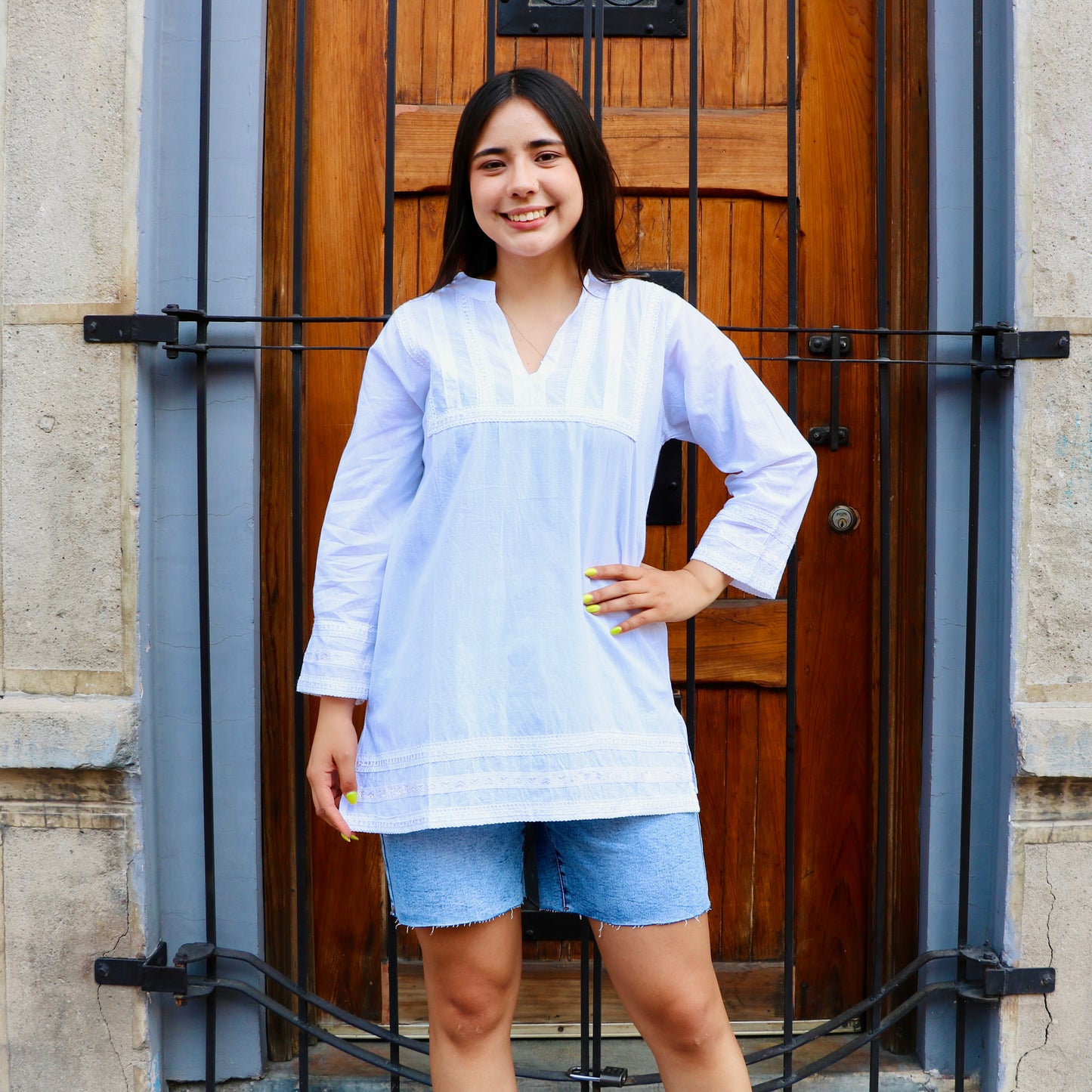 Blusa Vadhir Blanca