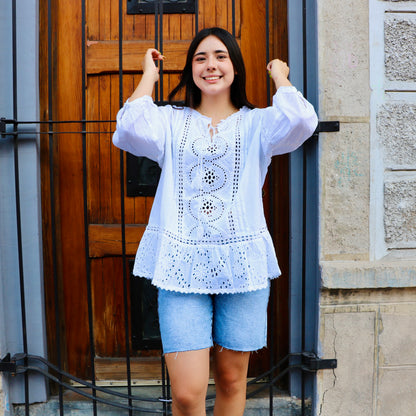 Blusa Aldair Blanca