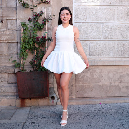 Vestido Poppins Blanco