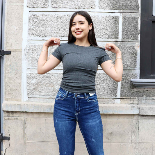 Playera Berlin Gris Oxford