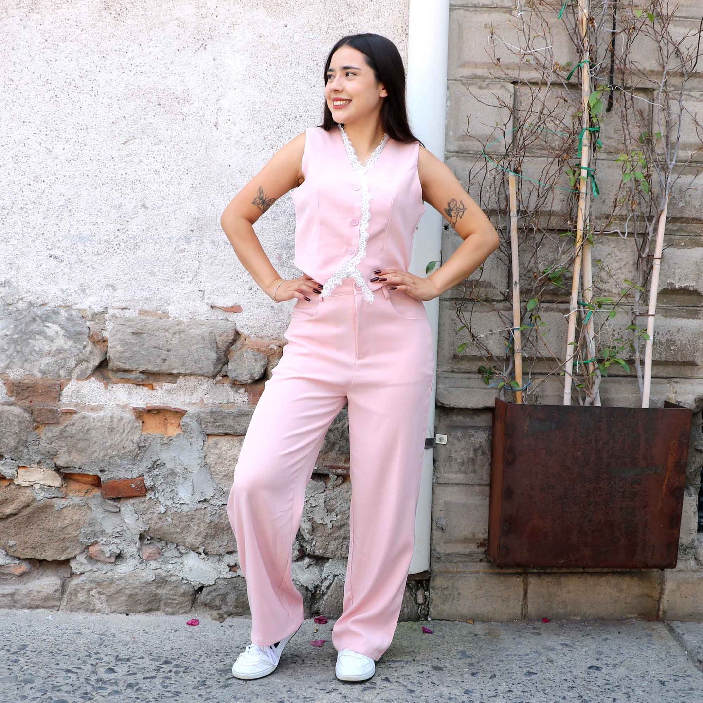 Conjunto Blair Rosa