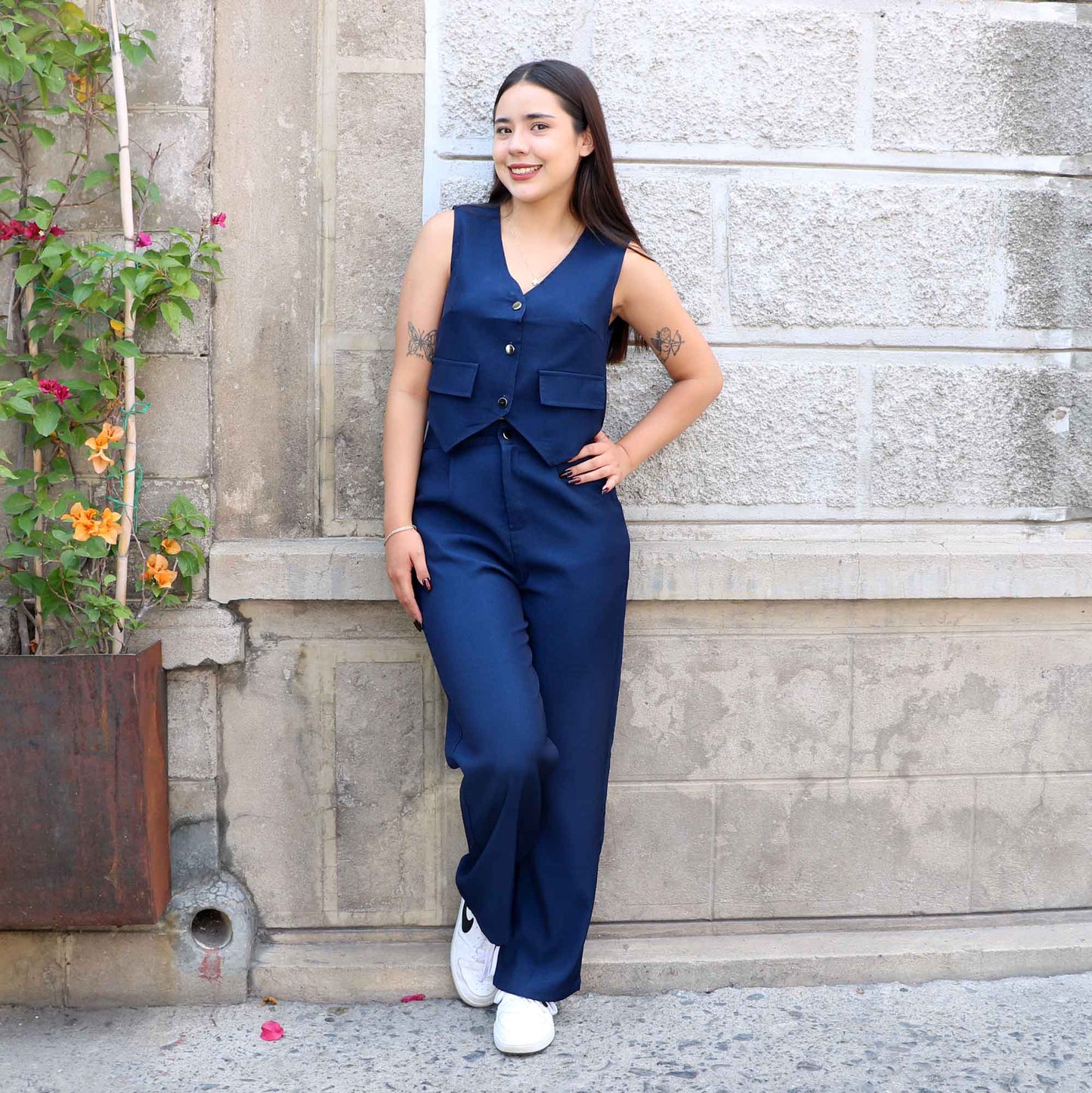 Conjunto Maddy Azul Marino