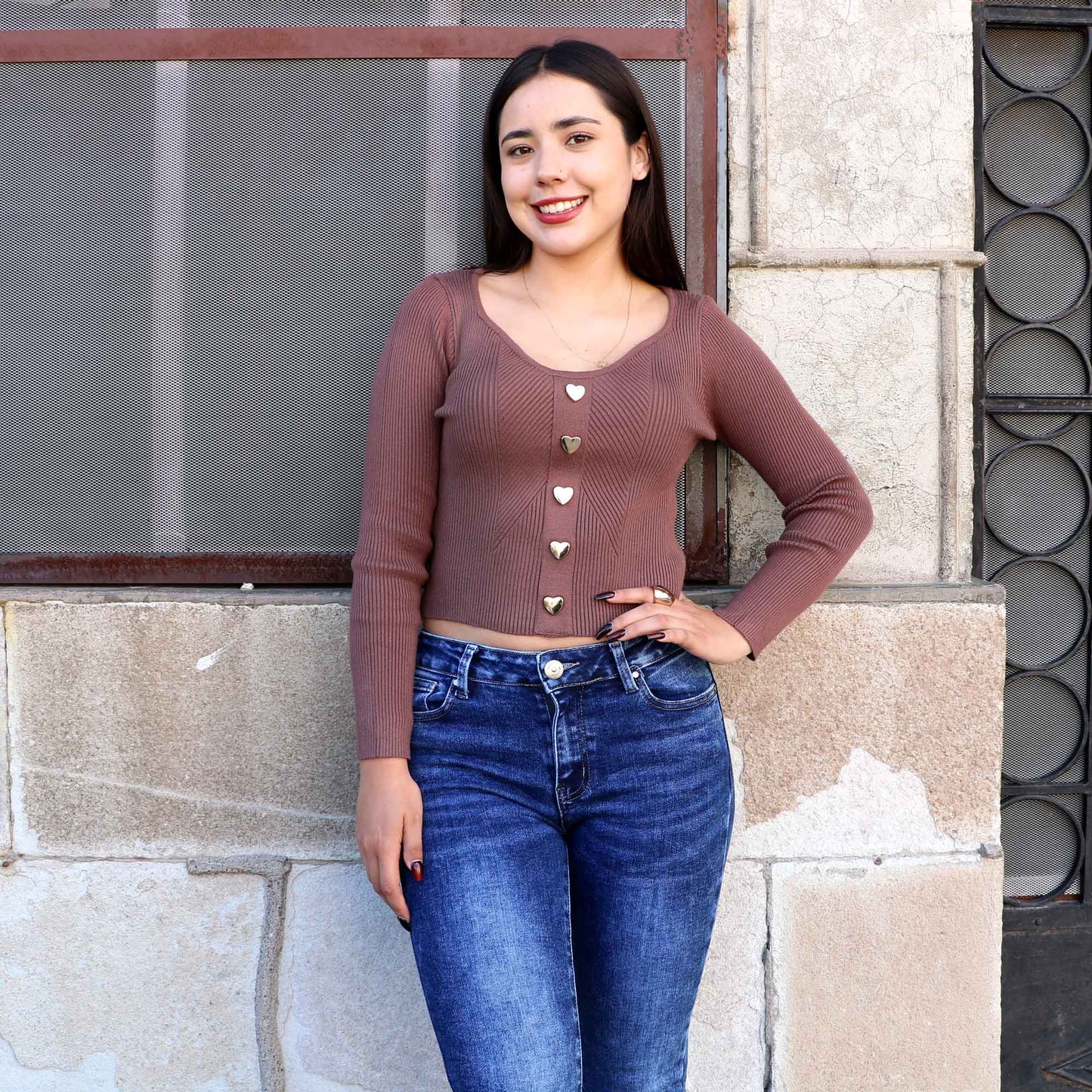 Blusa Lia Chocolate
