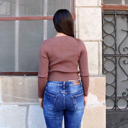 Blusa Lia Chocolate