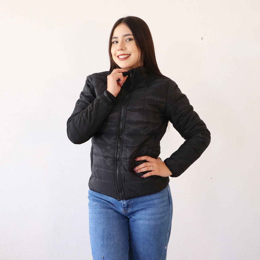 Chamarra Sandra Negro