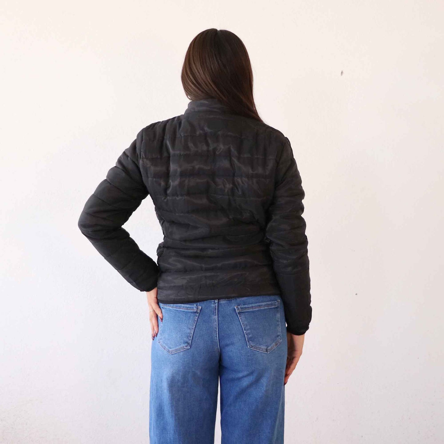 Chamarra Sandra Negro