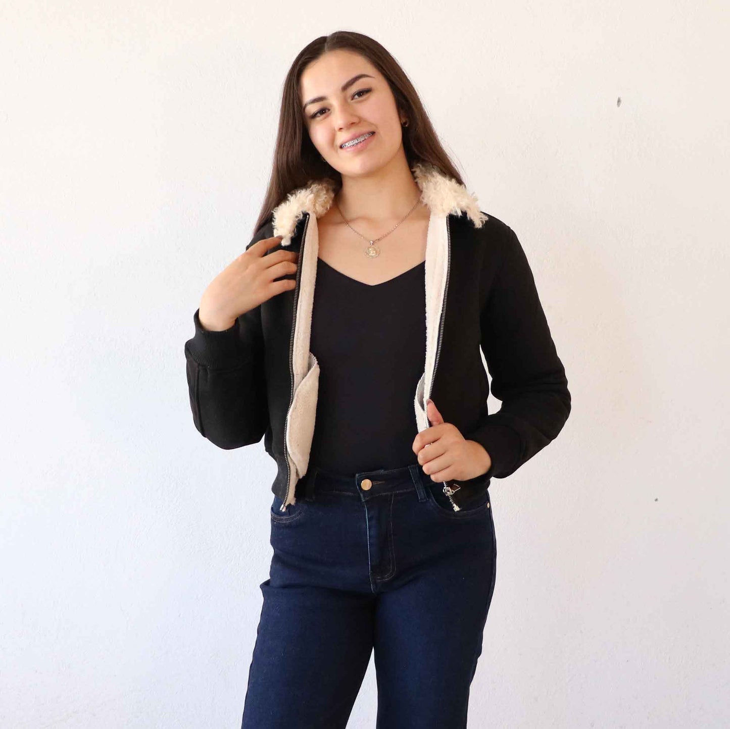 Chamarra Yulia Negra