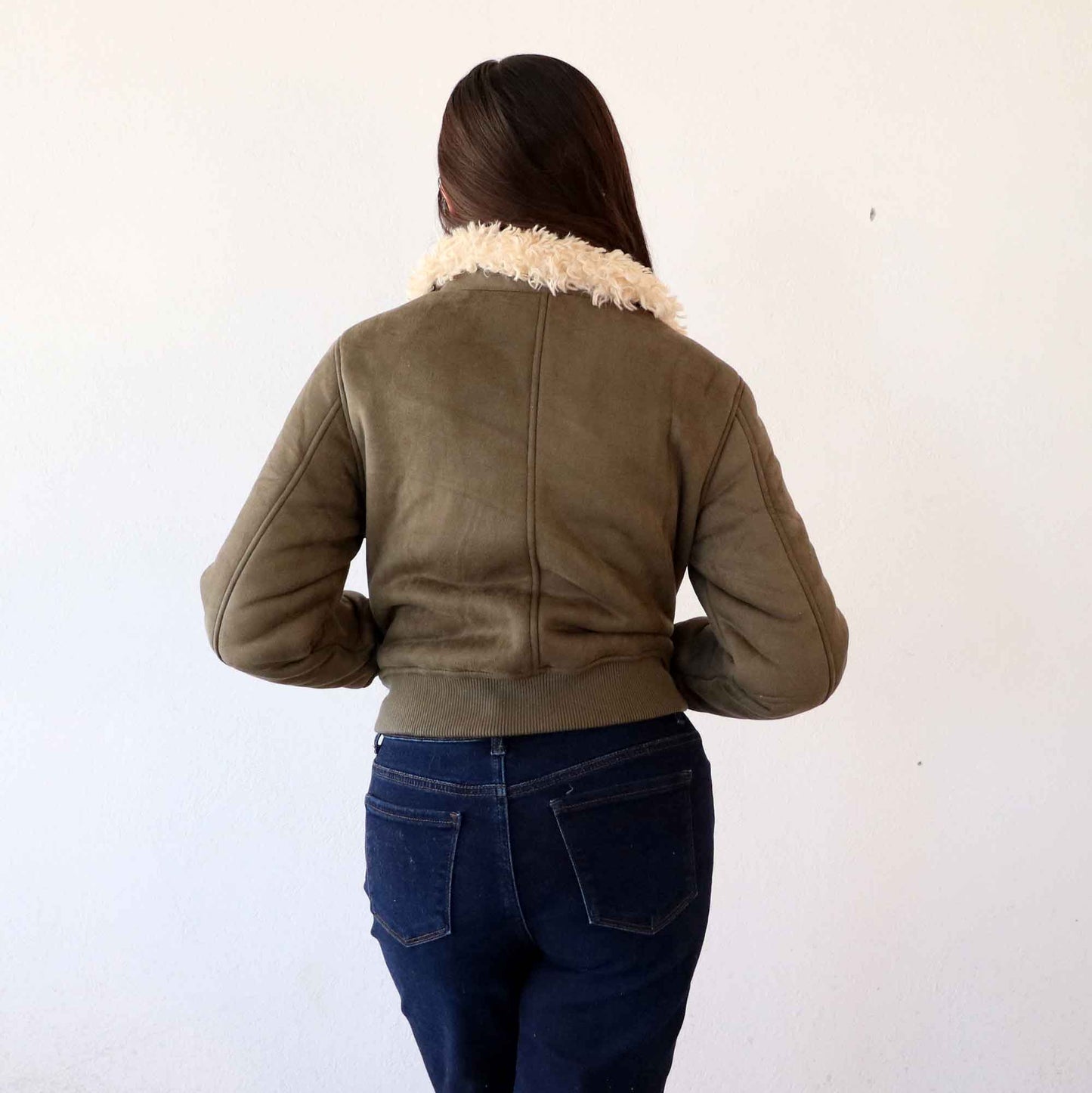 Chamarra Yulia Verde Olivo