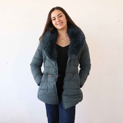 Chamarra Venecia Verde Agua