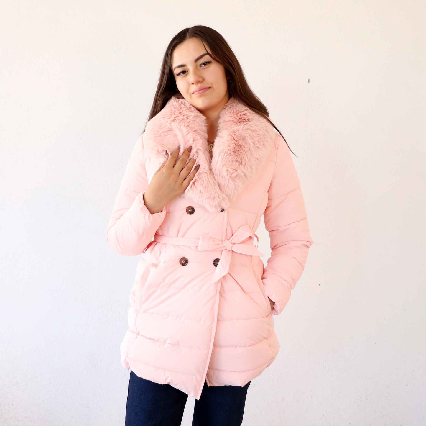 Chamarra Venecia Rosa