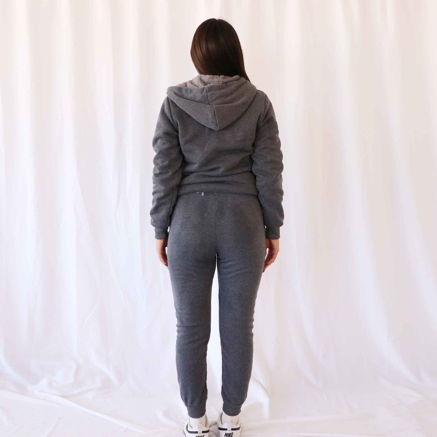 Conjunto Violeta Gris Oxford