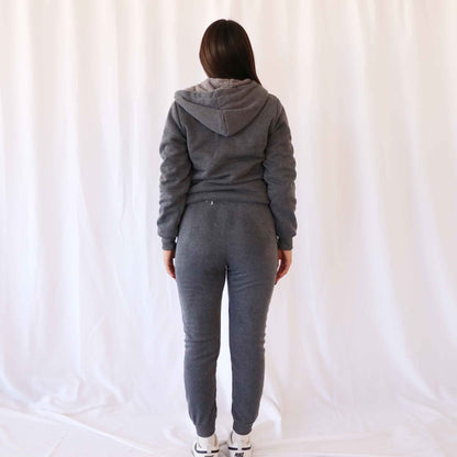 Conjunto Violeta Gris Oxford