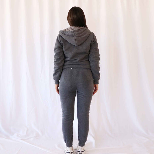 Conjunto Violeta Gris Oxford