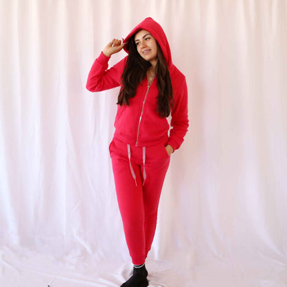 Conjunto Violeta Rojo