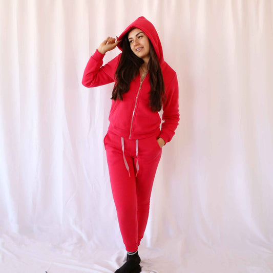 Conjunto Violeta Rojo