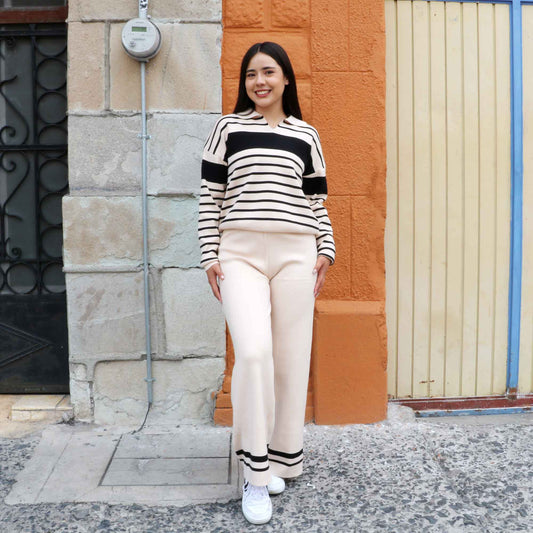 Conjunto Mecha Beige