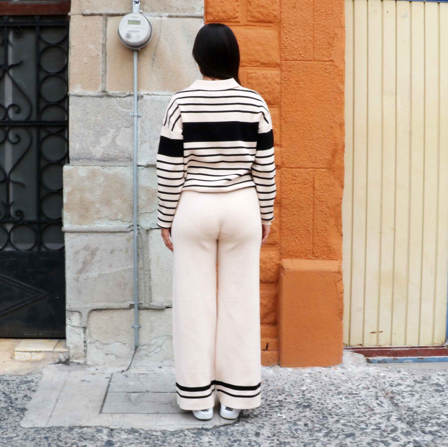 Conjunto Mecha Beige