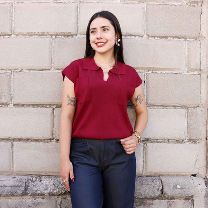 Blusa Wren Vino