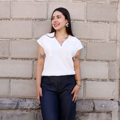 Blusa Wren Blanco