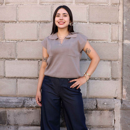 Blusa Wren Camel