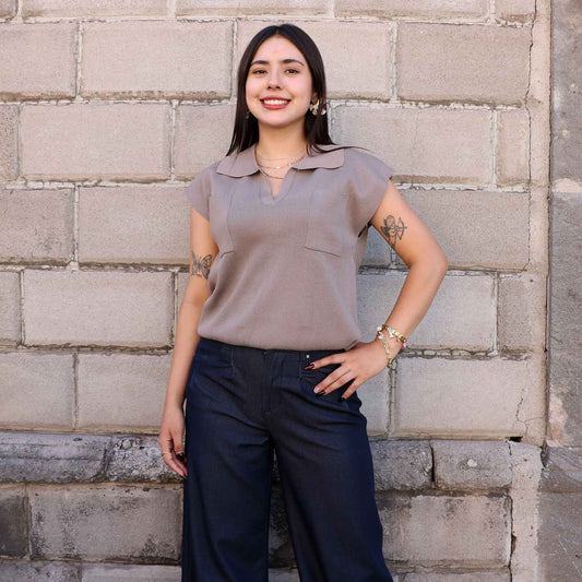 Blusa Wren Camel