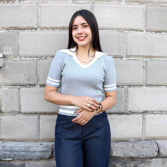 Blusa Zyra Gris