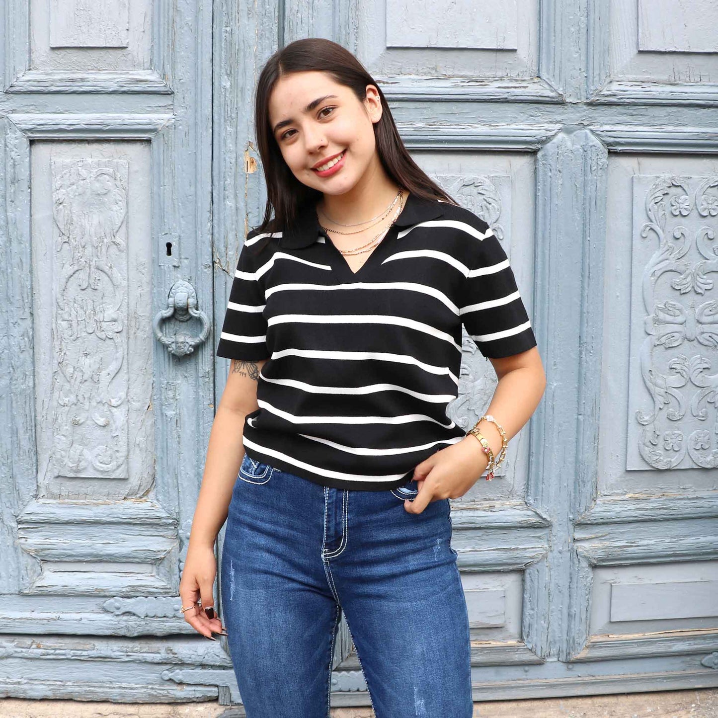 Blusa Camila Negra