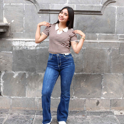 Blusa Elina Café