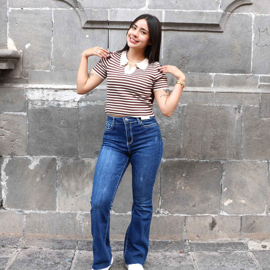 Blusa Elina Café