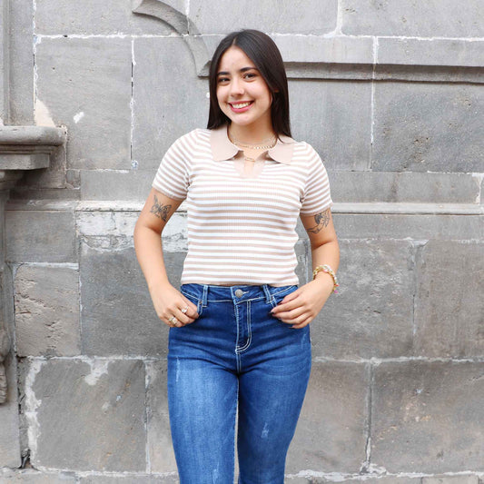 Blusa Elina Beige