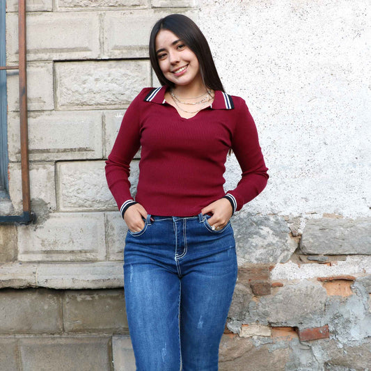 Blusa Dalina Vino